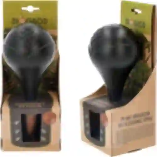 Bola de irrigação para plantas, preta fosca com base cerâmica (na embalagem) 400 ml
