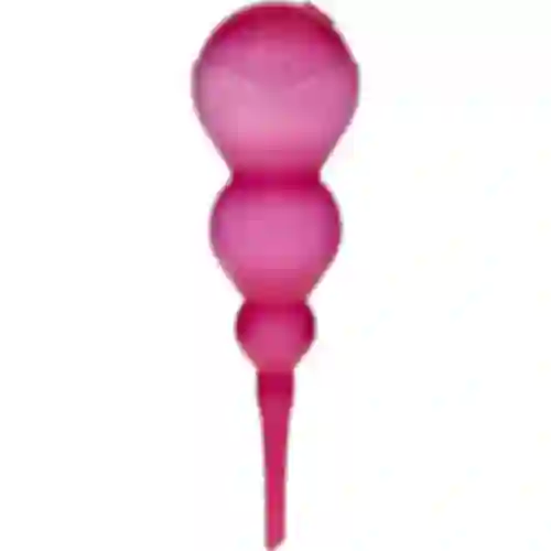 Bola de irrigação tripla (três câmaras), transparente rosa, 600 ml