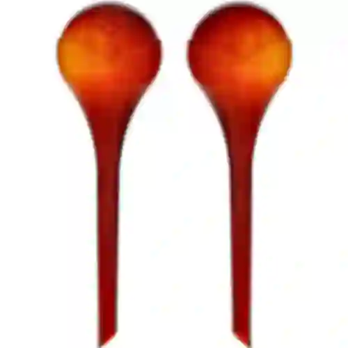 Bolas de irrigação para plantas, âmbar transparente, 400 ml, 2 peças