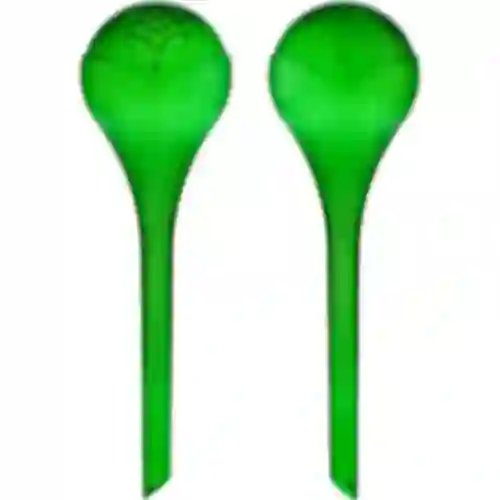 Bolas de irrigação para plantas, verdes transparentes, 400 ml, 2 unid.