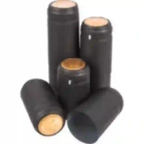 Capas com perfuração pretas fi31mm 100un.