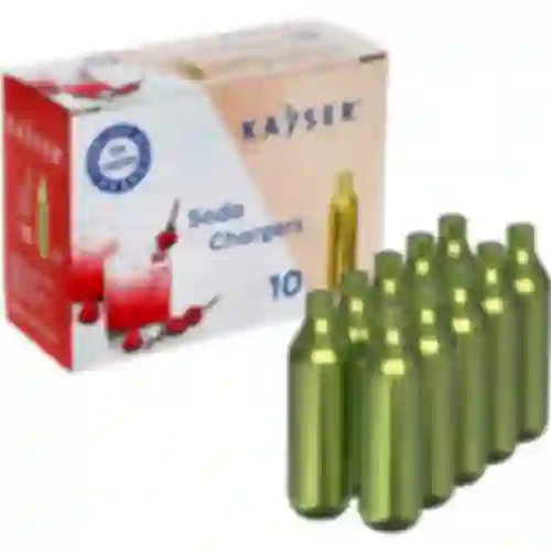 Cartuchos para carbonatador SodaJoy, Kayser 10 unid.