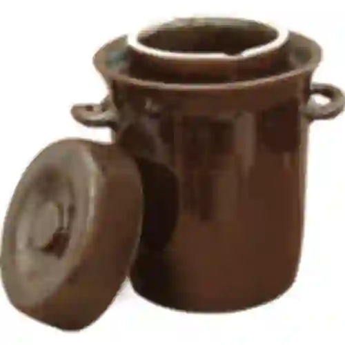 Cerâmica - panela de 10l para fermentação com vedação de água e tampa