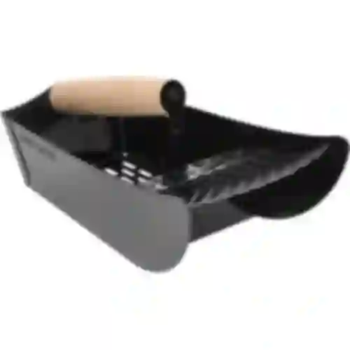 Colhedor de pequenos frutos, metálico preto