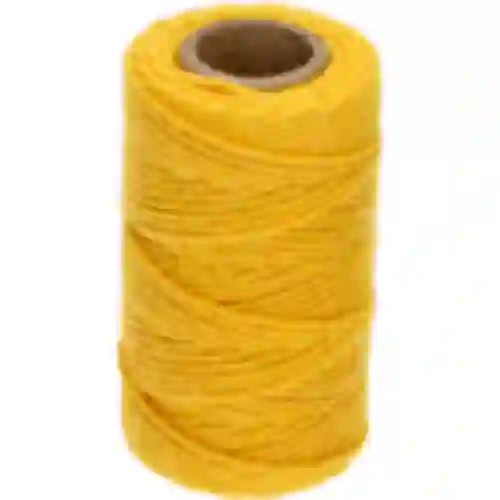 Corda de algodão amarela 2 mm/55 m/100 g