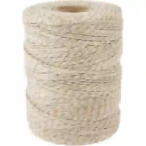 Corda de charcutaria de linho fosco (240°C) 190 m