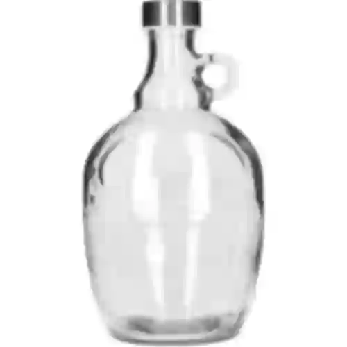 Dama Gąsior 1,5 L, com tampa de metal fi 43 mm e alça