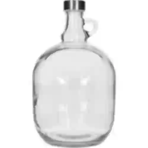 Dama Gąsior 3 L, com tampa de metal fi 43 mm e alça