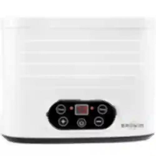 Desidratador para cogumelos, frutas, vegetais e ervas com regulação de temperatura, 240W, branco