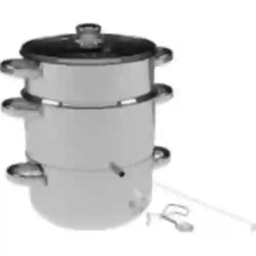 Extrator de suco inoxidável com vaporizador 5 L