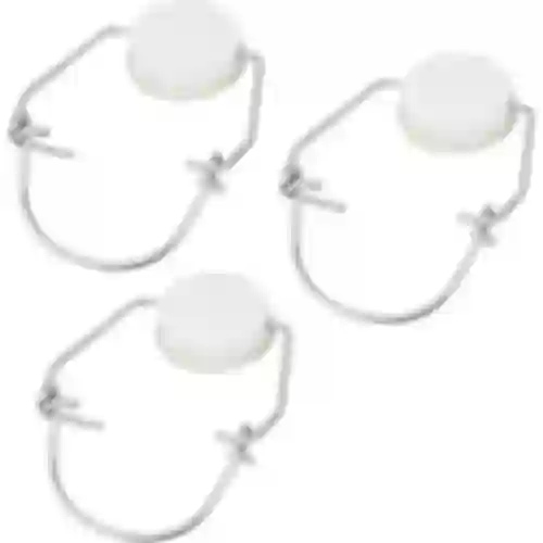Fecho mecânico de arame fi33mm - 3 peças