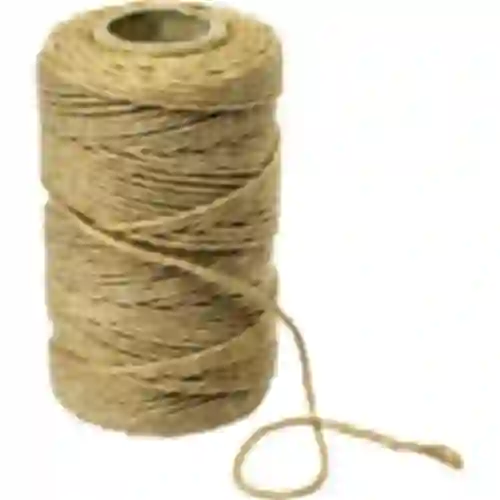 Fios de charcutaria cinza de algodão (240°C) 75 m
