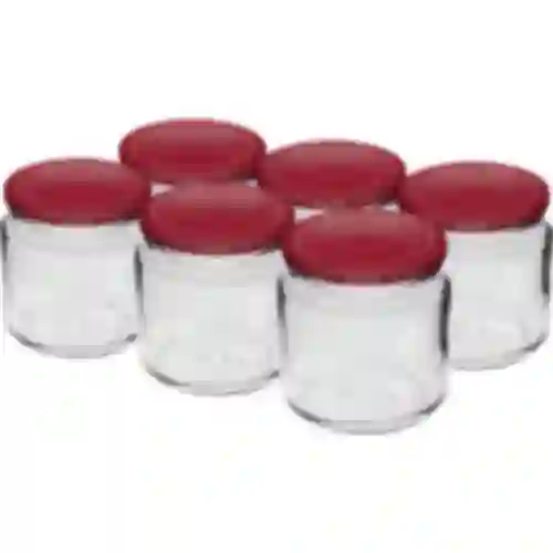Frasco 212 ml fi66/4 com tampa bordô 6 unid.