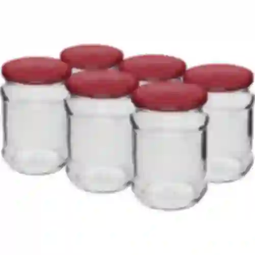 Frasco 250 ml fi66/4 tampa bordô - 6 unid.