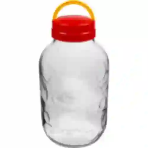 Frasco para licores 5L e tampa com alça