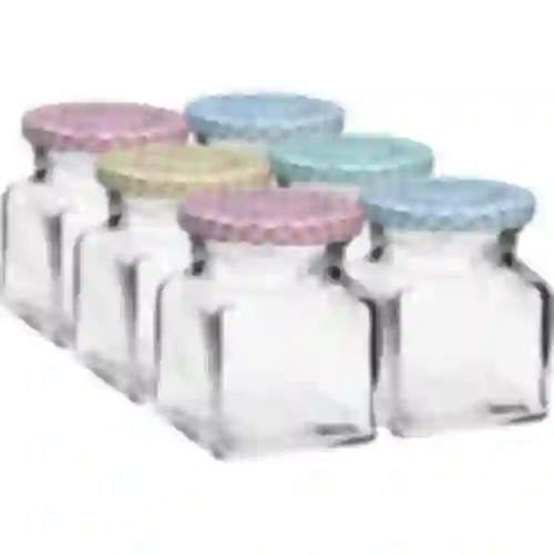 Frasco TO 120 ml Quatro cantos fi 53 tampa - 6 peças