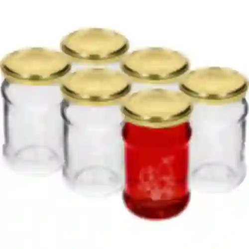 Frasco TO 300ml com impressão - mix de frutas e tampa fi66/4 - 6 unid.