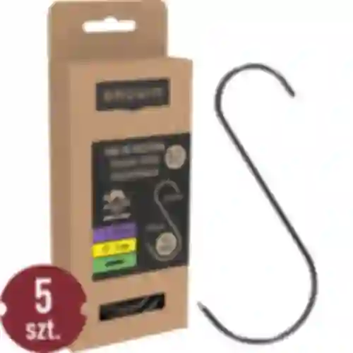 Ganchos para defumação - S, afiados 3mm x 150mm 5 peças