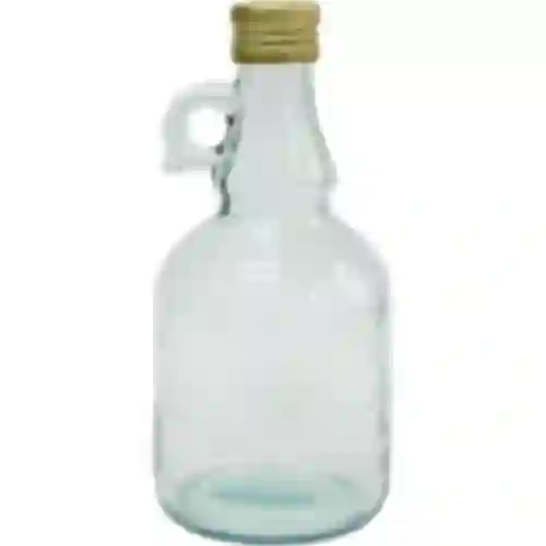 Garrafa Gallone sem revestimento, com tampa 0,5 L