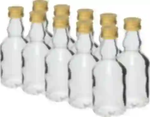 Garrafa Maluch 50 ml com tampa - 10 unid.