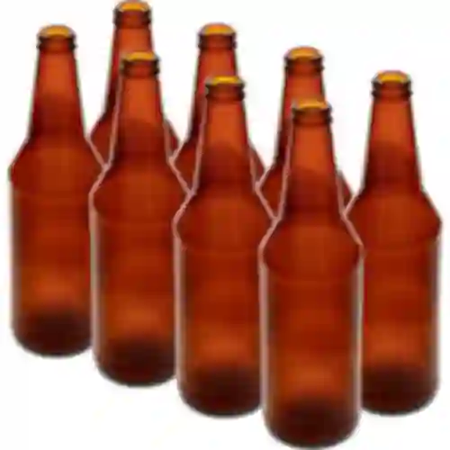 Garrafa para cerveja 0,5 L - pacote de 8 unidades