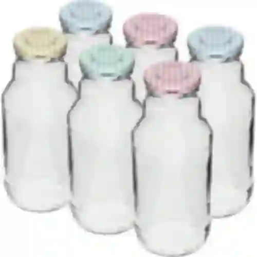 Garrafa TO para suco 330 ml com tampa fi 43 - 6 unid.
