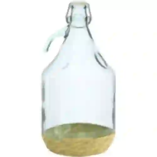 Garrafão Dama 5L com revestimento, fecho de arame