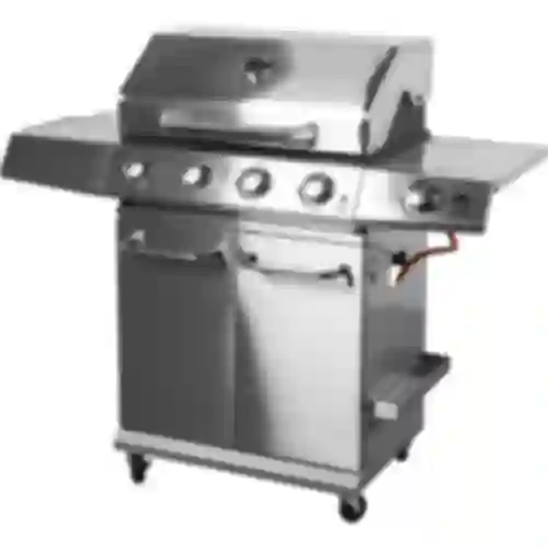 Grelhador a gás dragON BBQ201, 18,8 kW, prateado