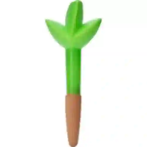 Irrigador para plantas – folha verde com pé de cerâmica, 120 ml