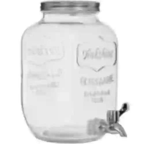 Jarra para limonada, com torneira - de vidro, 4 L