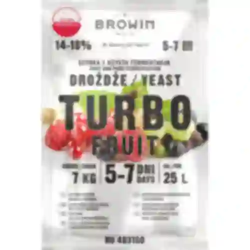 Levedura para vinho Turbo Fruit 5-7 dias