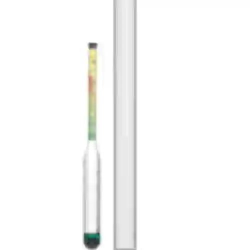 Medidor de sal inquebrável com tubo de ensaio, faixa de medição: 0-300 g de sal/L