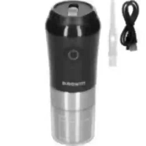 Moedor de café - elétrico, de mós, com infusor e copo