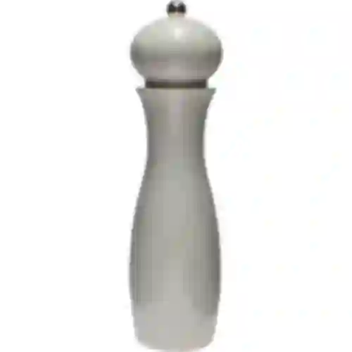Moinho manual para pimenta e sal, 21 cm, branco