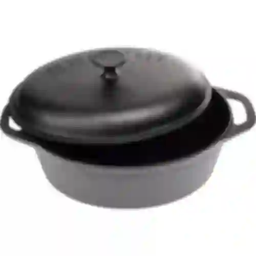 Panela de ferro fundido para assar, 5.5 L