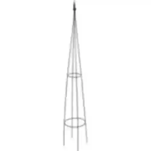 Pérgola de metal - Pirâmide, 135 cm