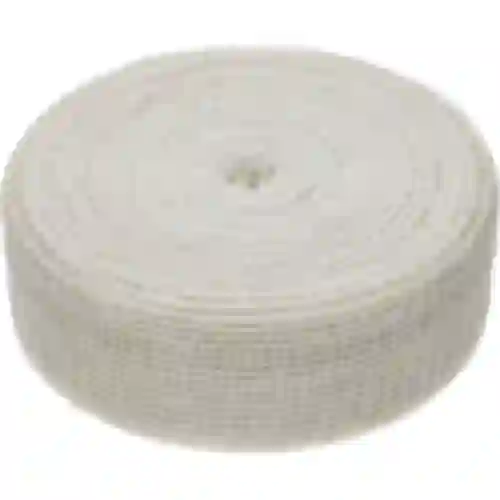 Rede de charcutaria branca com dimensões de 12,5 cm x 50 m, com resistência térmica até 220°C
