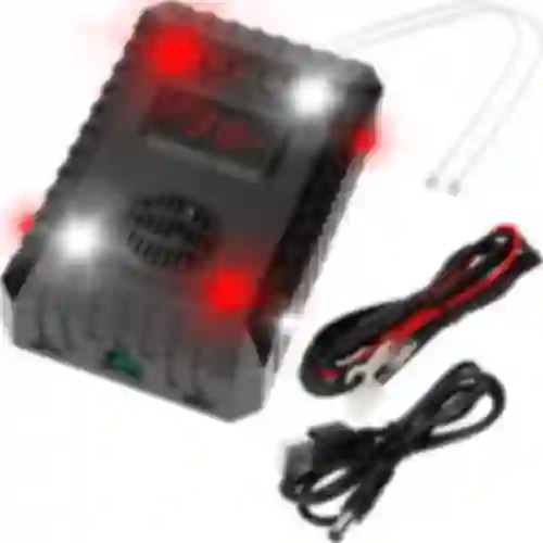 Repelente de martas e roedores para carros e ambientes (ultrassom + LED)