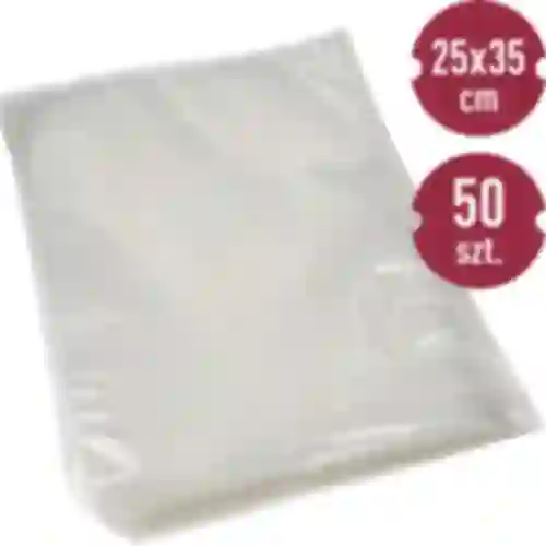 Sacos gofrados para seladora a vácuo 25 x 35 cm, 50 unidades