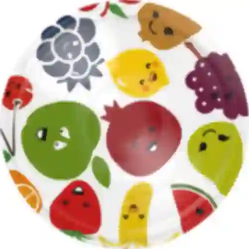 Tampa fi 82/6 frutas - 10 peças