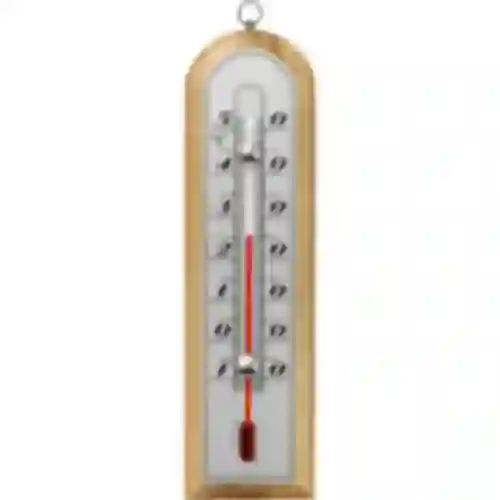 Termômetro de ambiente com escala prateada (-10°C a +50°C) 16cm mix