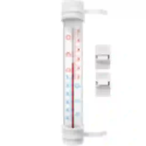 Termômetro externo branco (-50°C a +50°C) 27cm