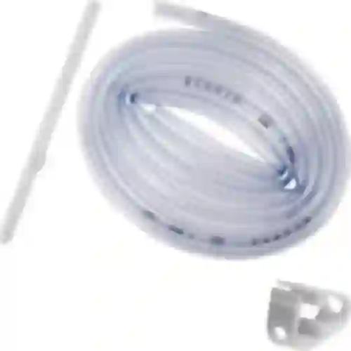 Tubo para decantação de vinho com braçadeira