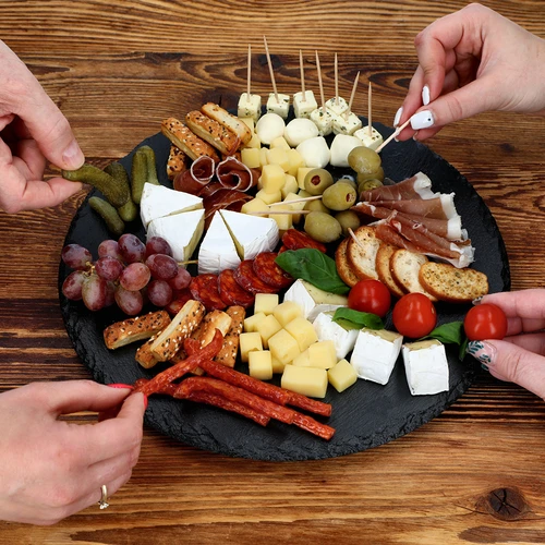 Travessa giratória em ardósia Ø 30 cm - 13