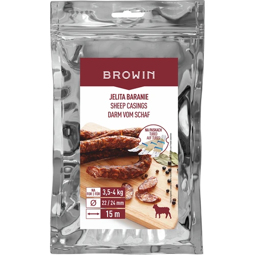 Tripas de carneiro - Ø 22/24 mm, em tiras, 15 m