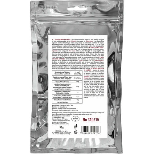 Tripas de carneiro - Ø 22/24 mm, em tiras, 15 m - 2