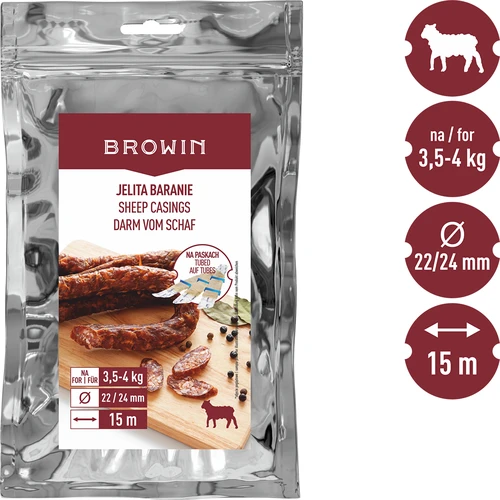 Tripas de carneiro - Ø 22/24 mm, em tiras, 15 m - 4