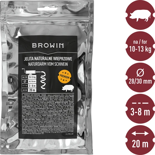 Tripas de porco premium 28/30mm, 3-8m, 20m - 3