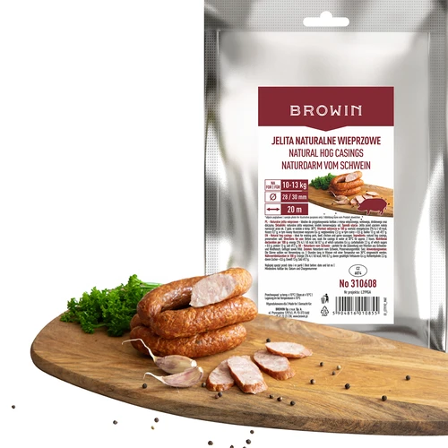 Tripas naturais suínas, calibre 28/30 mm, 20 m - 2