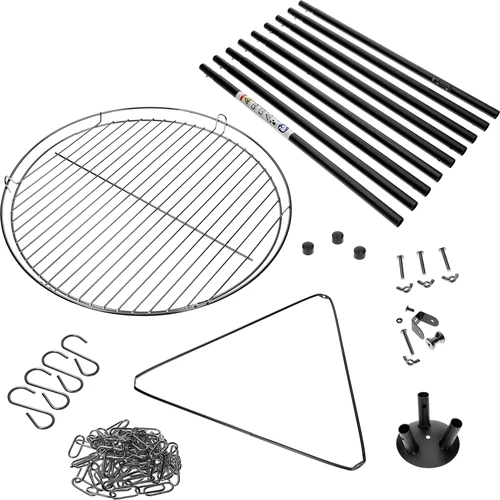 Tripé para fogueira com grelha, 150 cm - 2